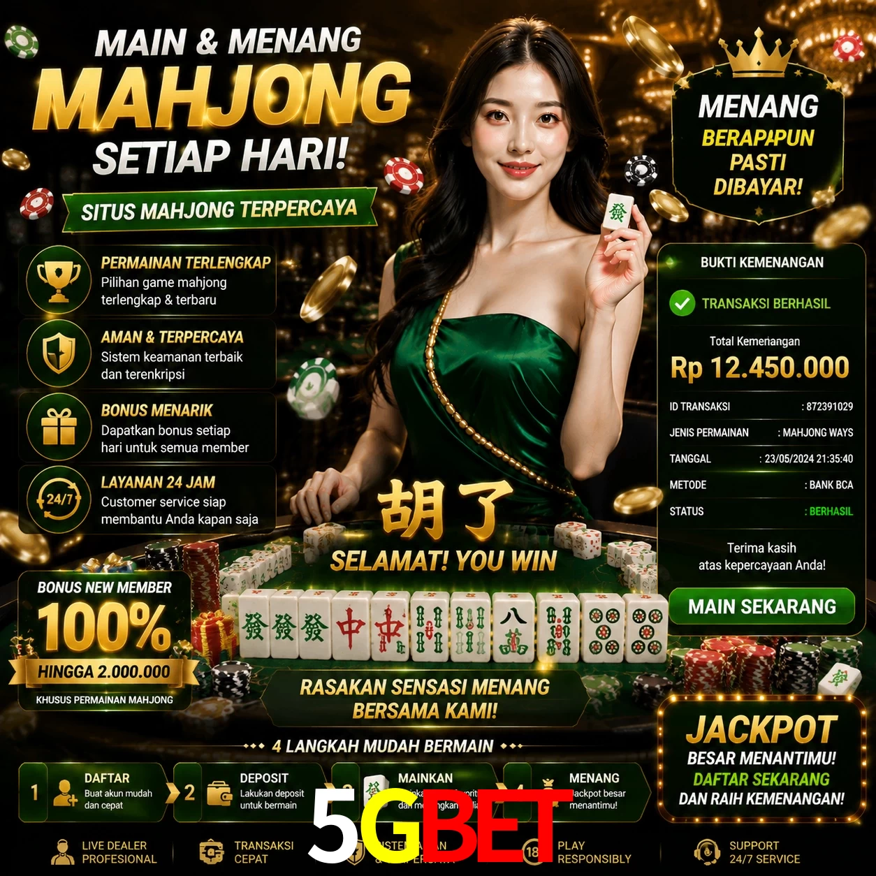 Ganhar e sacar na 5GBet